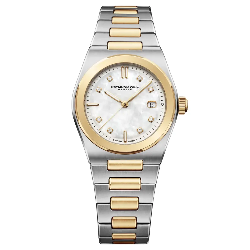 A.R.T Date Mother of Pearl Ladies Watch