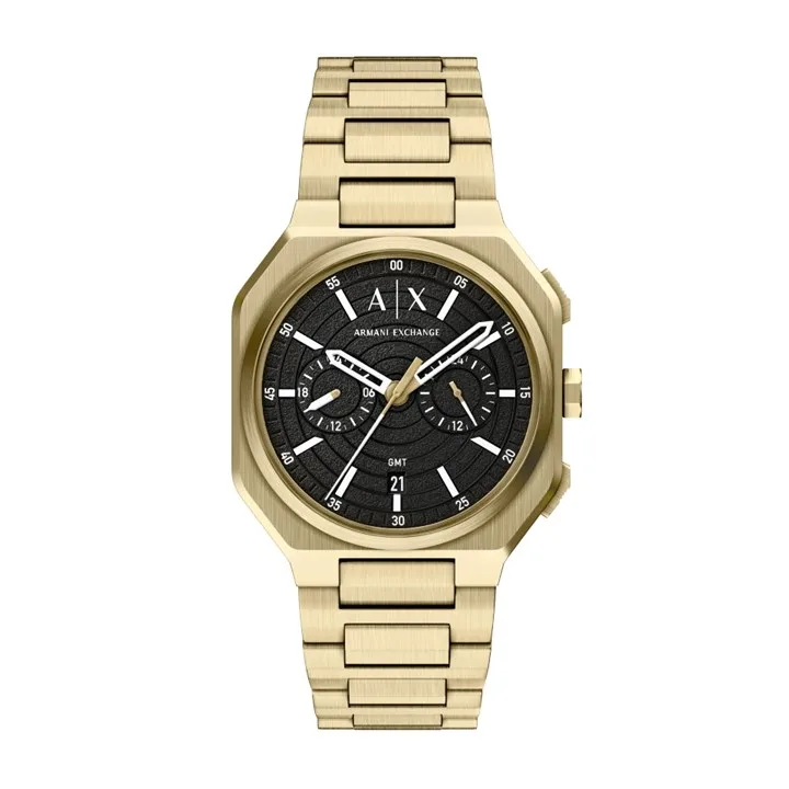 Armani Exchange AX1476 Gold Tone Chronograph Bracelet Watch - W65555