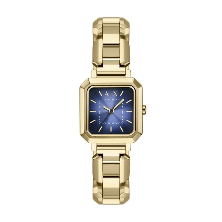 Armani Exchange AX5735 Gold Plated Blue Dial Bracelet Watch - W65520