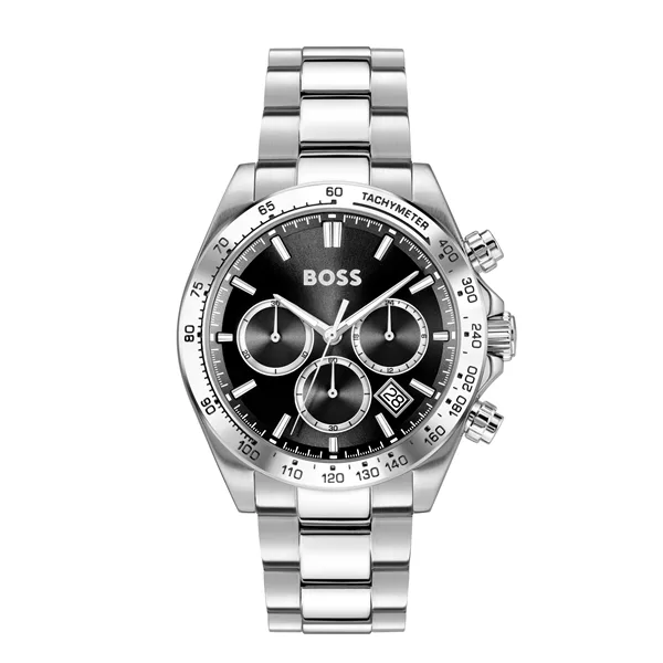 Boss Hero 2.0 Chronograph Quartz Black Silver Watch