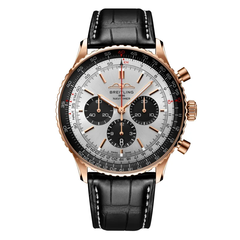 Breitling 18ct Rose Gold Navitimer B01 Chronograph