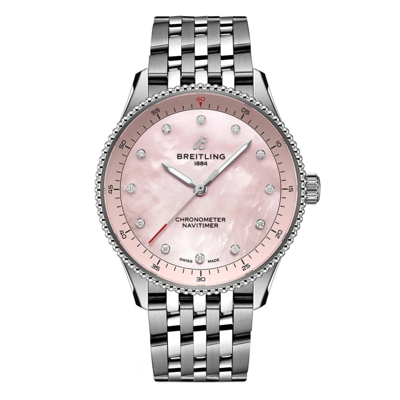 Breitling Navitimer 32mm Mother of Pearl Ladies Watch