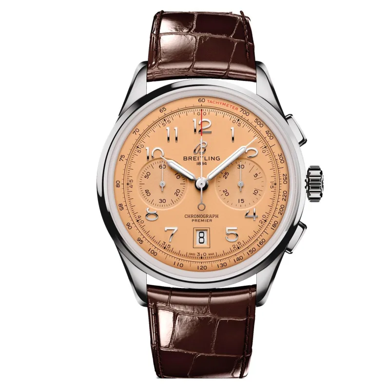 Breitling Premier B01 Copper Chronograph Men's Watch