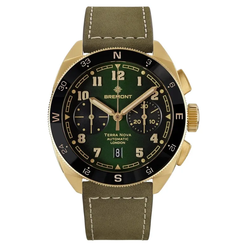 Bremont Terra Nova 42.5mm Bronze Chronograph Automatic Men's Watch