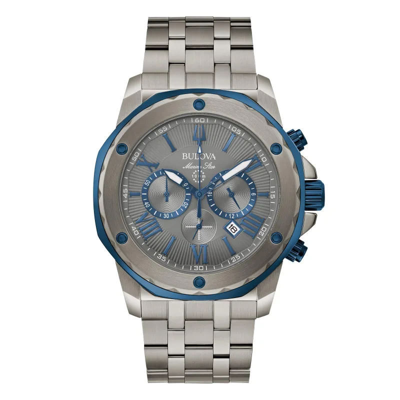 Bulova Marine Star 44mm Chronograph Men's Watch