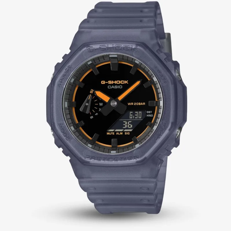 Casio G-Shock Ga-2100 Series Smoked Light Blue Watch Ga-2100K-2AER