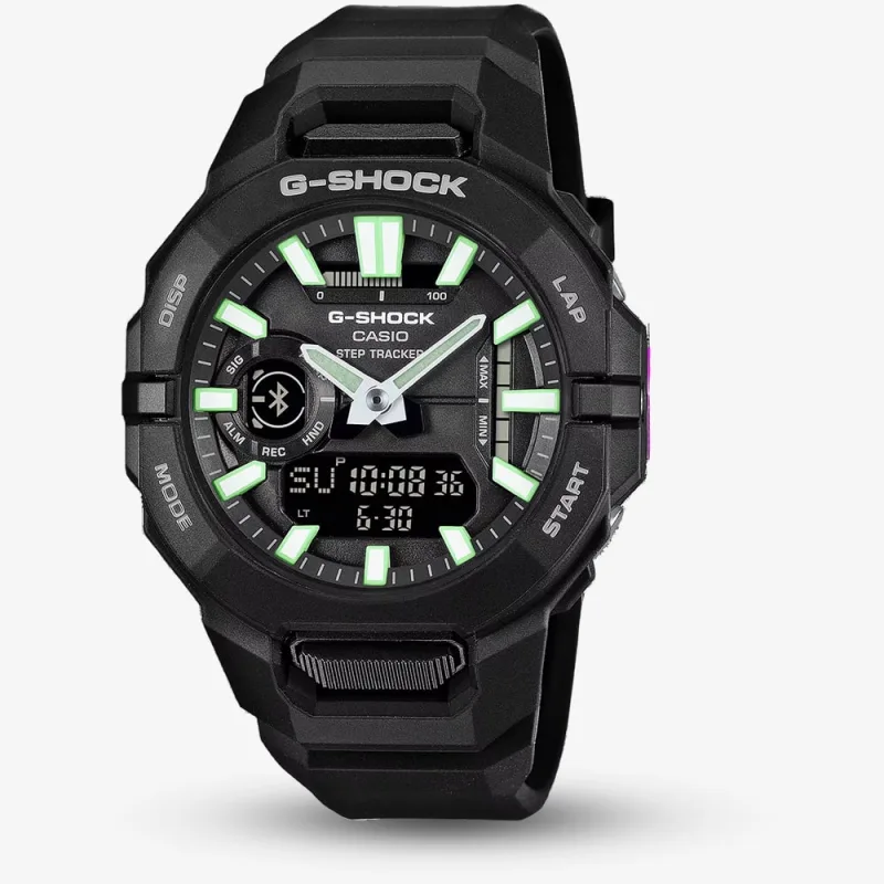 Casio Mens Black Bio-Resin Strap Bluetooth Smart Watch Gba-950-1AER