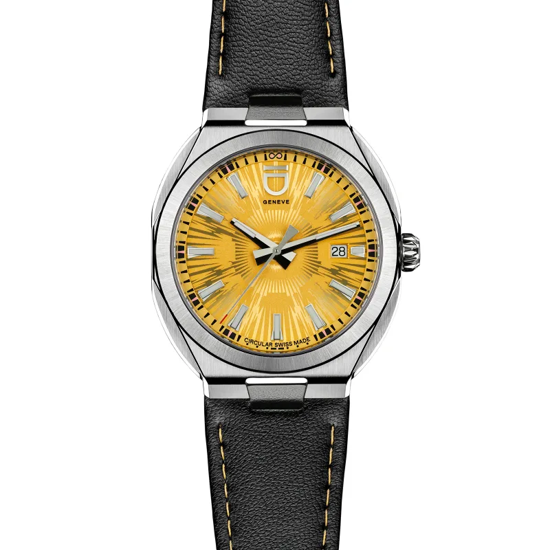 Circular S Sun Dial 41mm