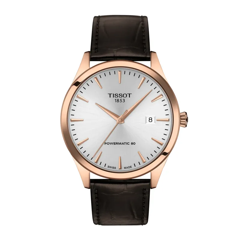 Classic Dream 40mm Rose Gold & Leather Mens Watch