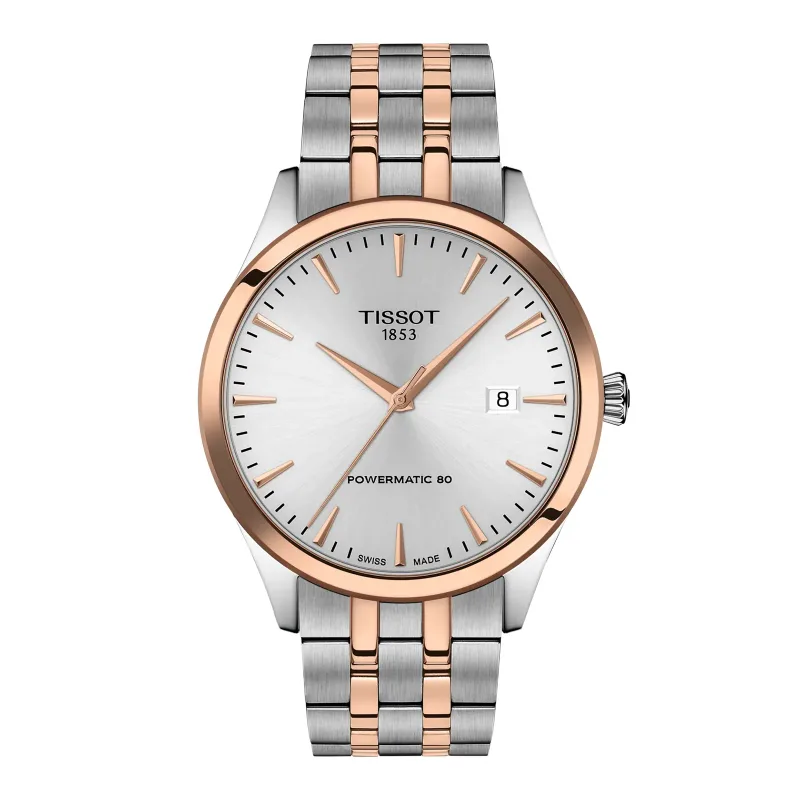 Classic Dream 40mm Silver & Rose Gold Mens Watch