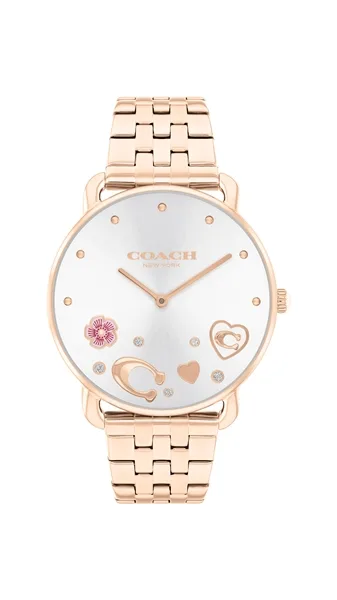 Coach Rose Gold Elliot Symbols Watch - Rose Gold