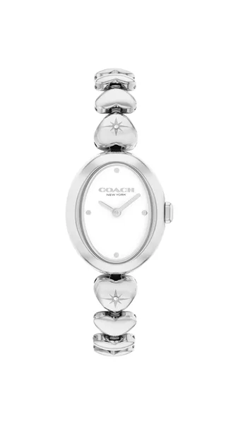 Coach Silver Sammy Oval Hearts Watch - Silver