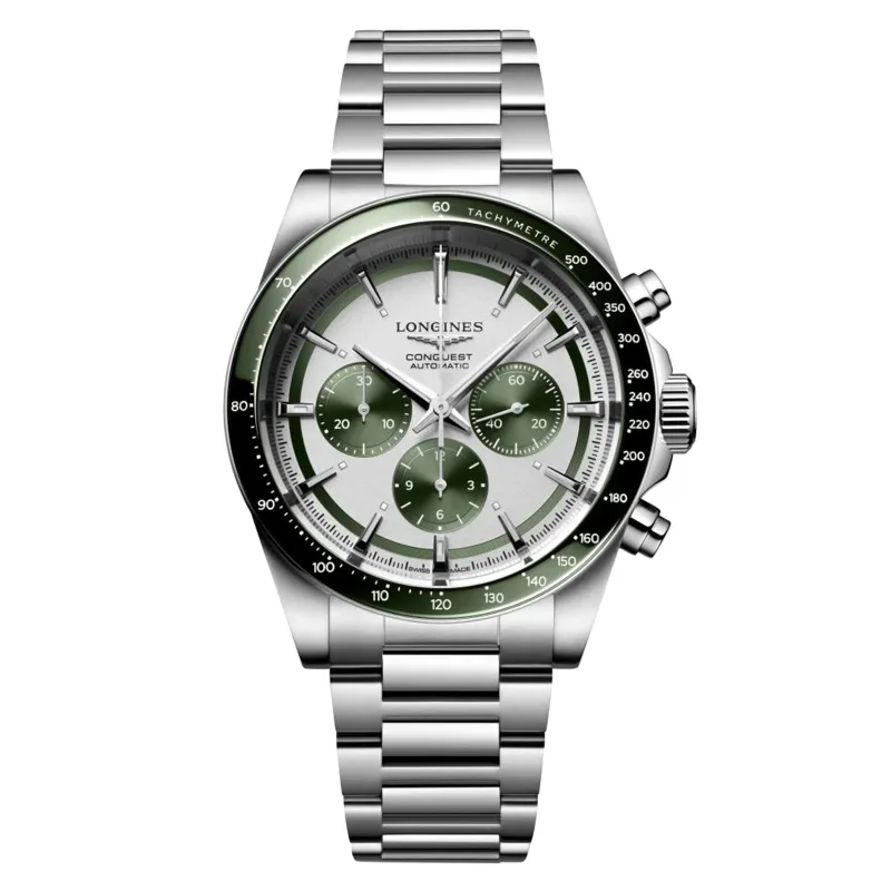 Conquest Stainless Steel Automatic 42mm Mens Watch