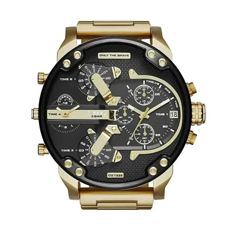 Diesel Mr. Daddy 2.0 DZ7333 Gold-Tone Men's Chronograph Watch