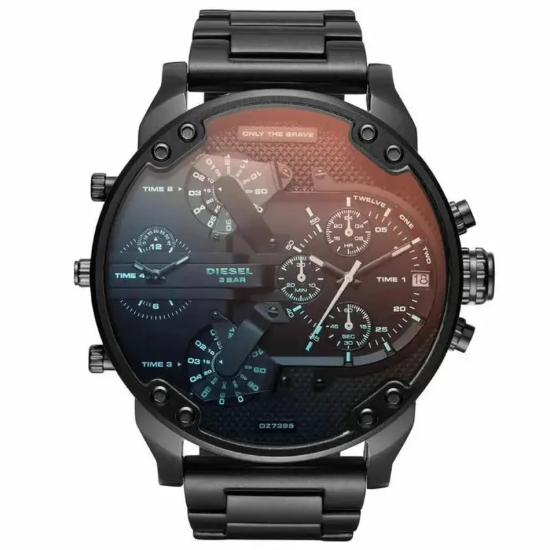 Diesel Mr. Daddy 2.0 DZ7395 Men's Chronograph Black PVD Stainless Steel Watch