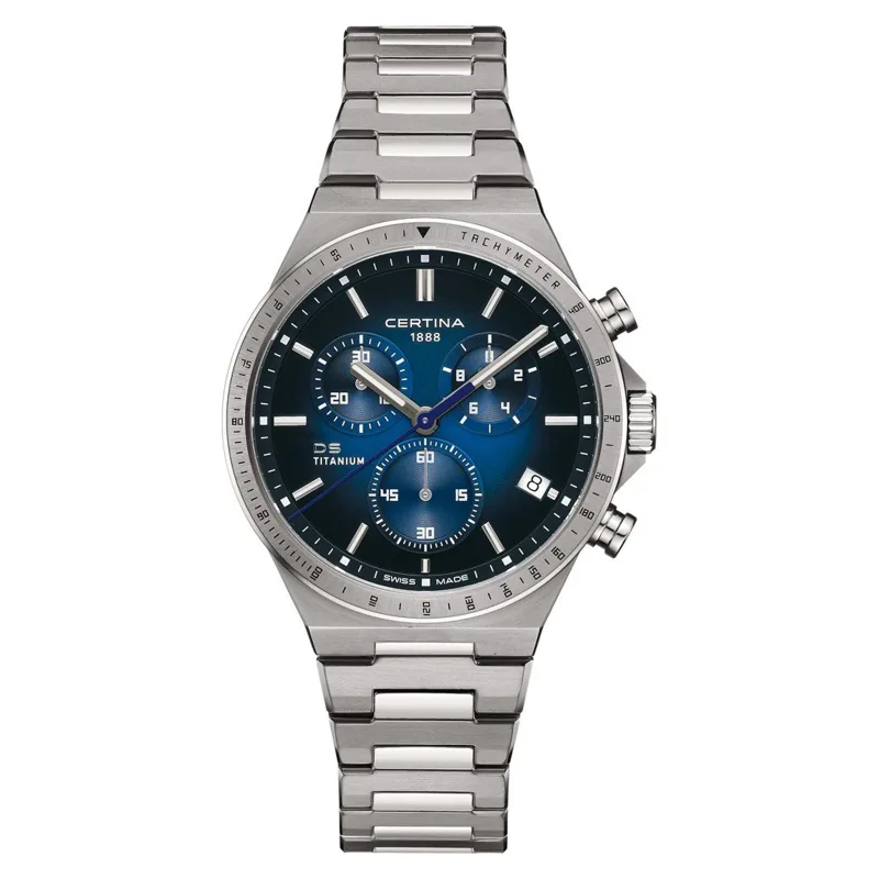 Ds-7 Chronograph 41mm Mens Watch Blue