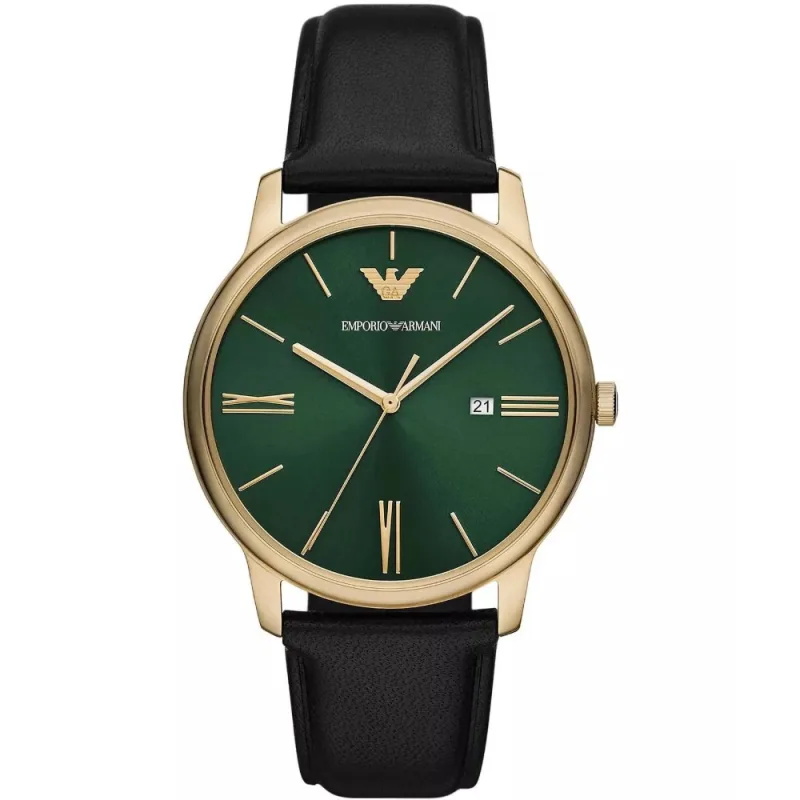 Emporio Armani AR11601 Minimalist Three-Hand Date Men’s Watch