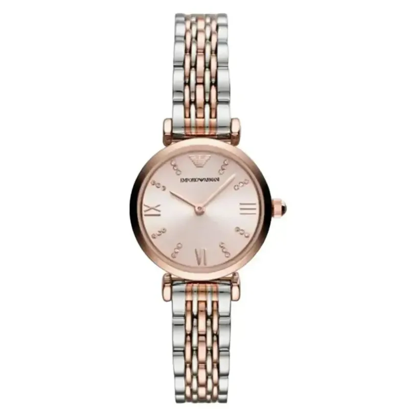 Emporio Armani Gianni T-Bar AR11223 Two-Tone Stainless Steel Women's Watch