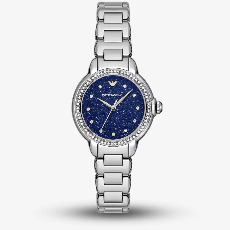 Emporio Armani Ladies Mia Starry Night Blue Watch AR11630