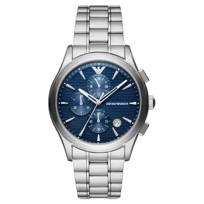 Emporio Armani Paolo AR11528 Men's Chronograph Watch – 42mm Blue Dial