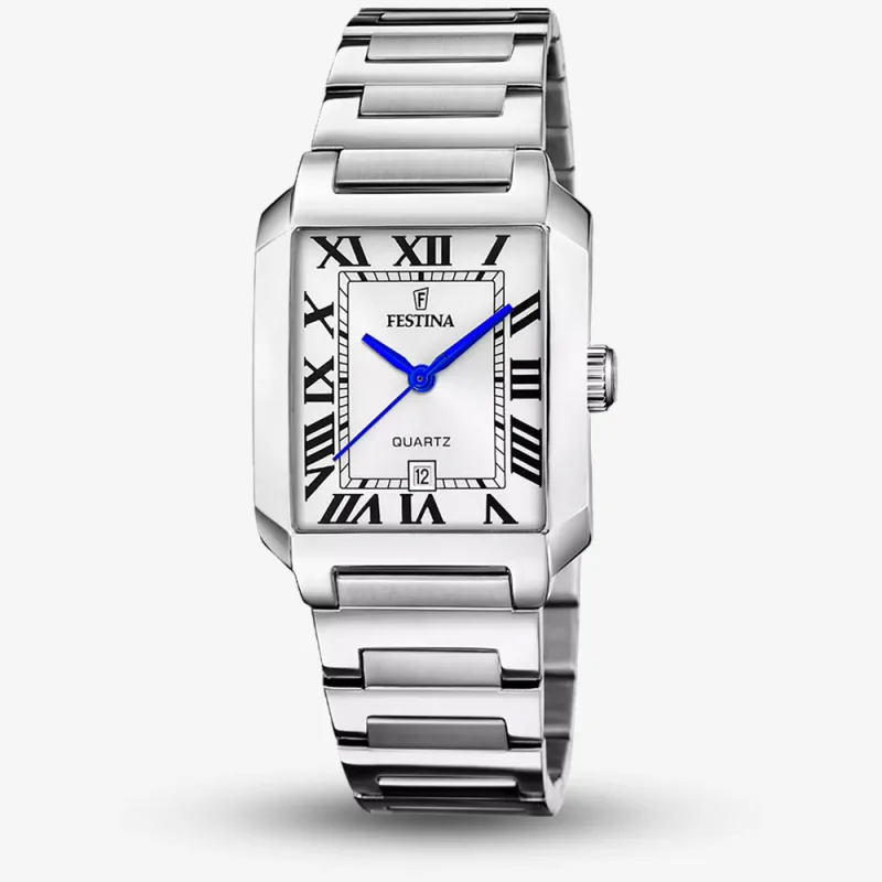 Festina Ladies On The Square White Square Dial Watch F20679/1