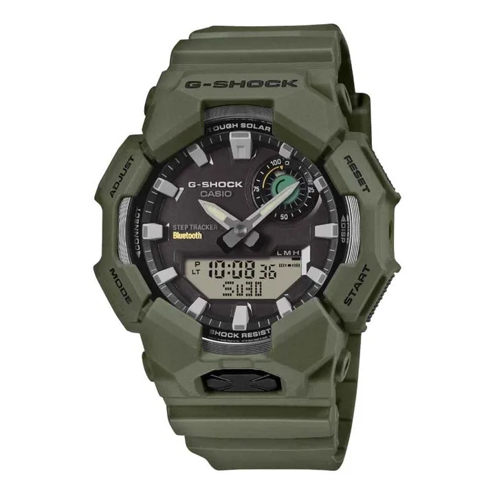 G-Shock Analogue Digital 52mm Mens Watch Green Strap
