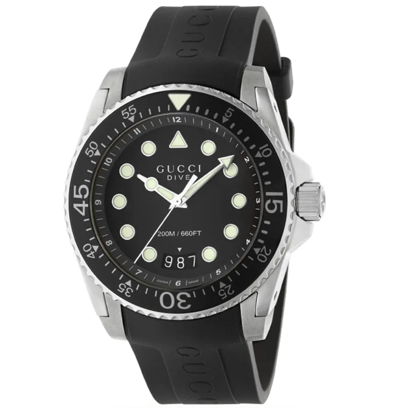 Gucci YA136204B Dive Black Men's Watch