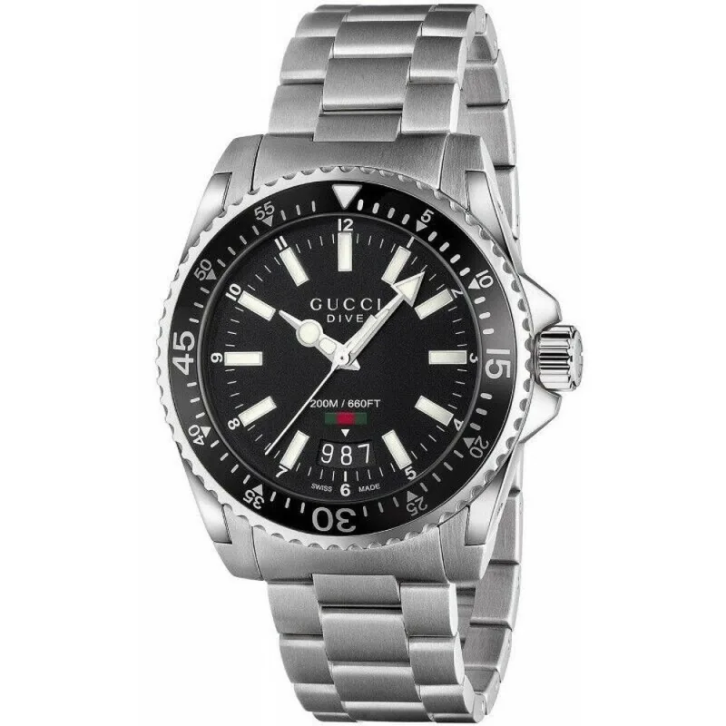 Gucci YA136301-45 Dive 45mm Men's Watch