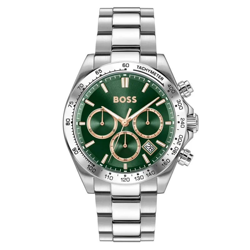 Hero 2.0 43mm Stainless Steel Chronograph Mens Watch
