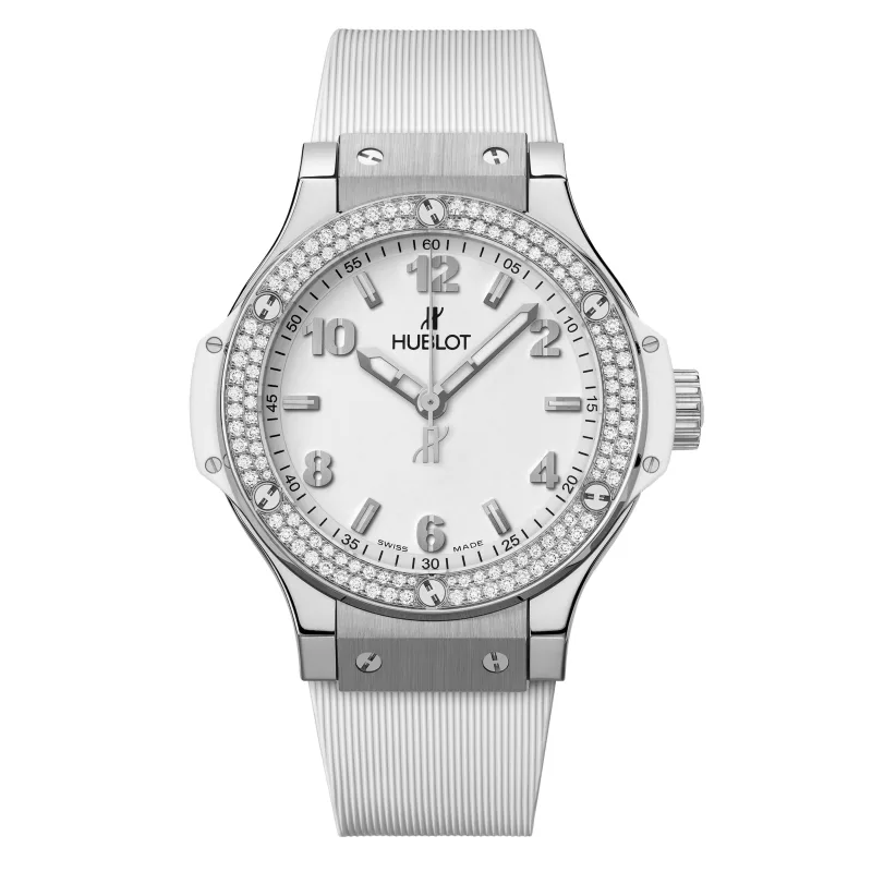 Hublot Big Bang Steel White Diamonds 38mm Watch