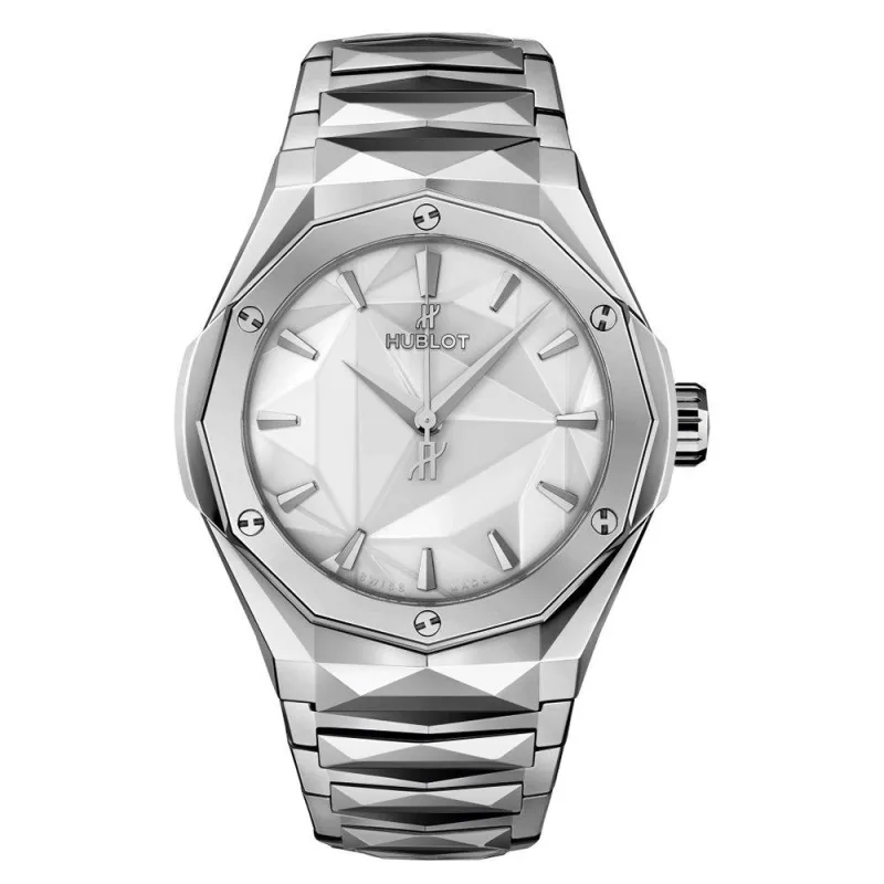 Hublot Classic Fusion Titanium White Orlinski Automatic Watch