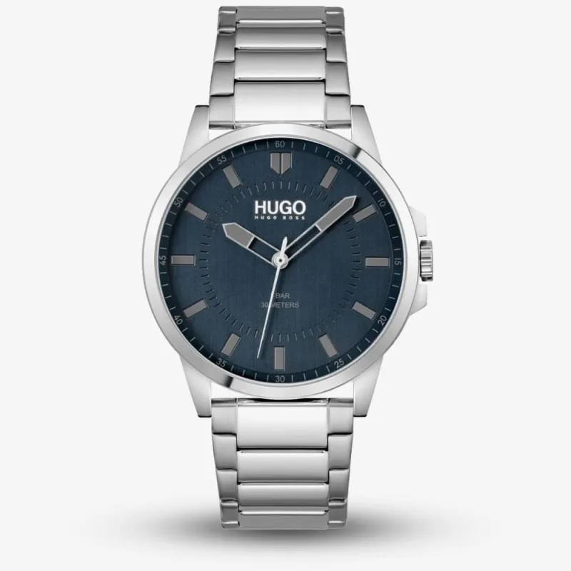 Hugo First Blue Dial Bracelet Watch 1530186