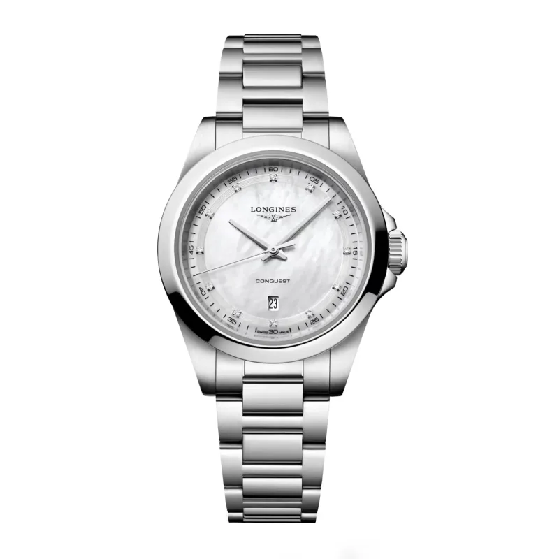 HydroConquest Quartz 30mm Ladies Watch Mother Of Pearl