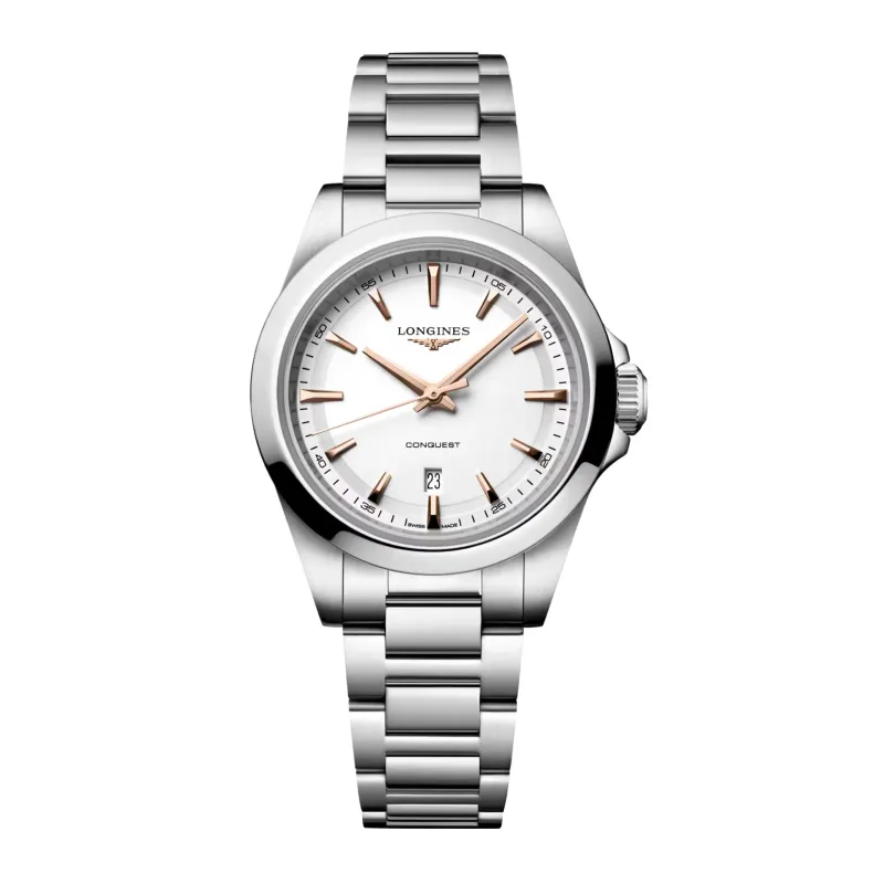 HydroConquest Quartz 30mm Ladies Watch White