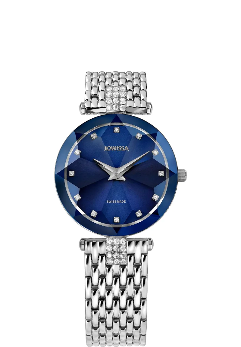 Jowissa Facet Strass Swiss Ladies Watch J5.703.M