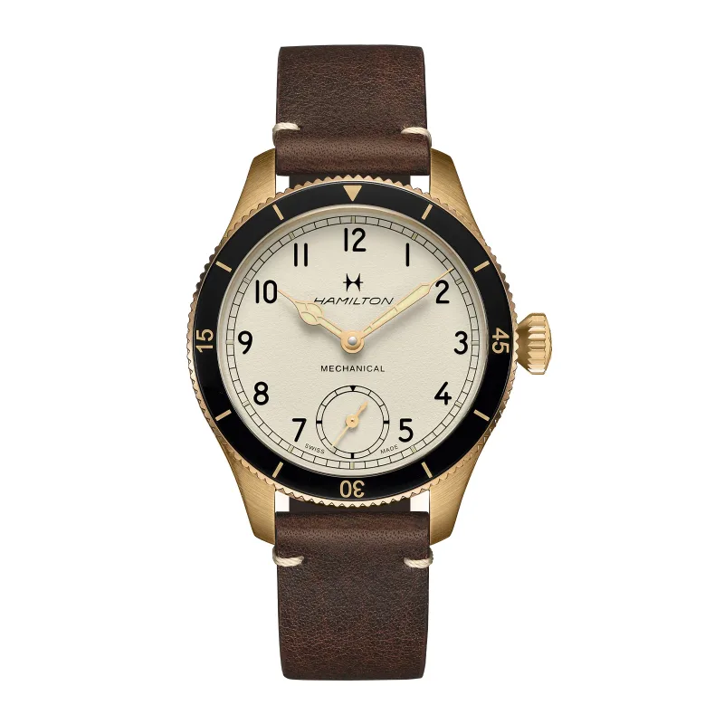 Khaki Aviation Pilot Pioneer Mechanical 43mm Unisex Watch