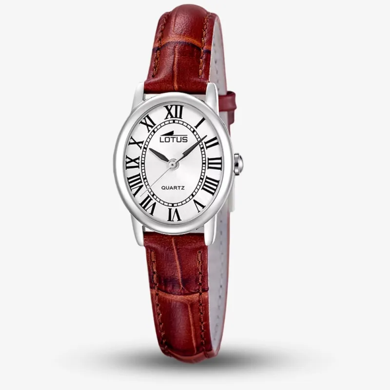Lotus Ladies 2Gether Red Leather Strap Watch L19017/1