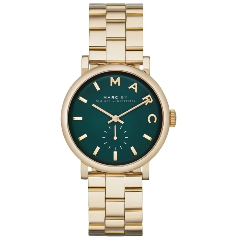 Marc Jacobs MBM3245 Baker Gold Green Dial Ladies Watch
