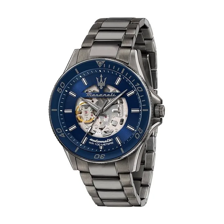 Maserati R8823140015 Sfida Automatic Gunmetal Bracelet Watch - W81299