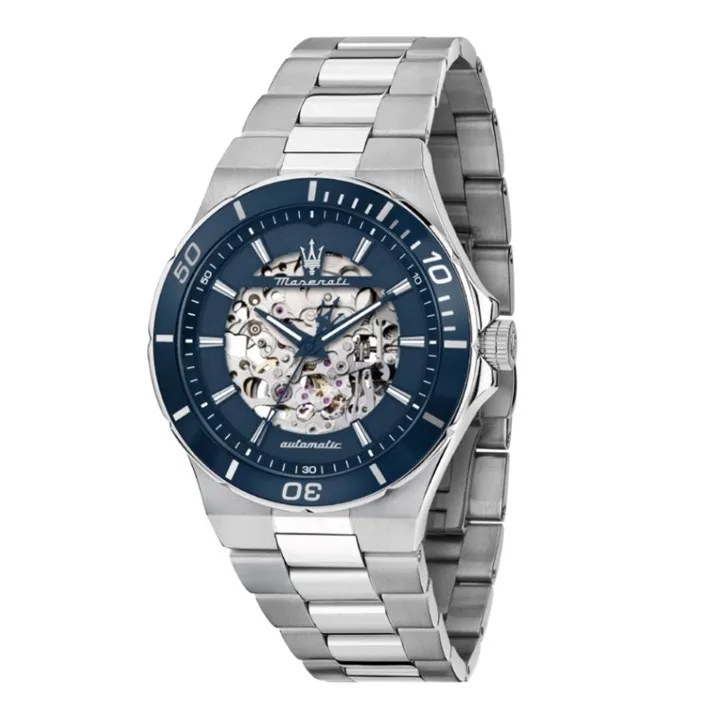 Maserati R8823140019 Sfida Automatic Skelton Bracelet Watch - W81337