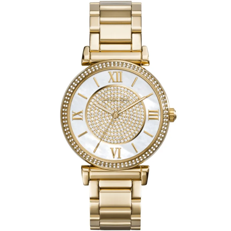 Michael Kors MK3332 Catlin Series Crystal Dial Ladies Watch