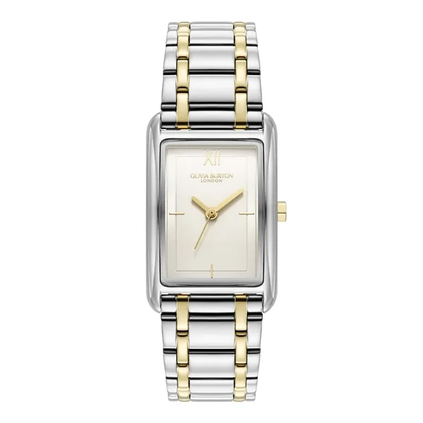 Olivia Burton Grove Silver Gold Watch