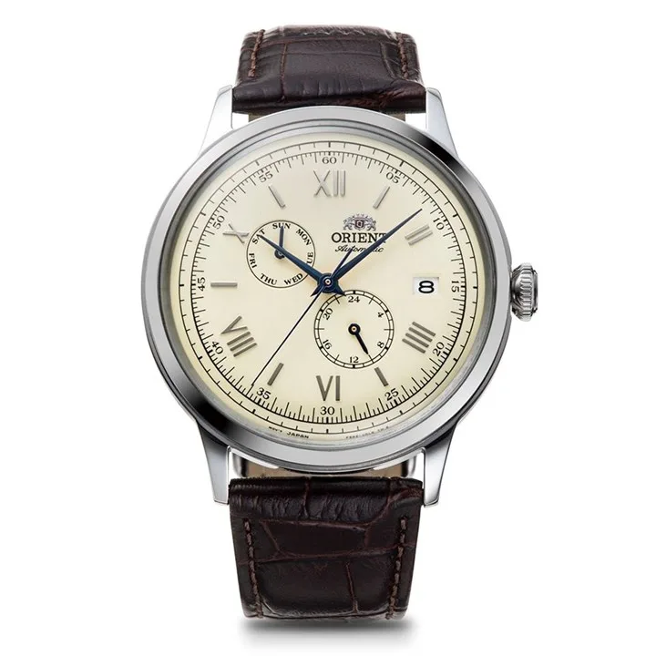 Orient Ra-AK0702Y30B Bambino Classic Automatic Brown Strap Watch - W2961