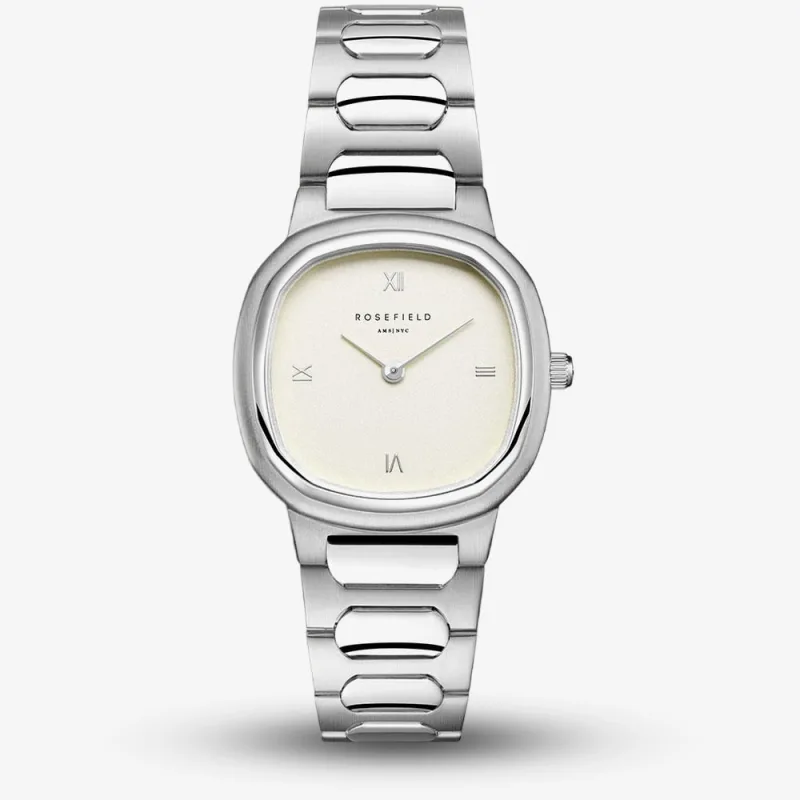 Rosefield Ladies Gaia White Dial Bracelet Watch Orcsss-OR02