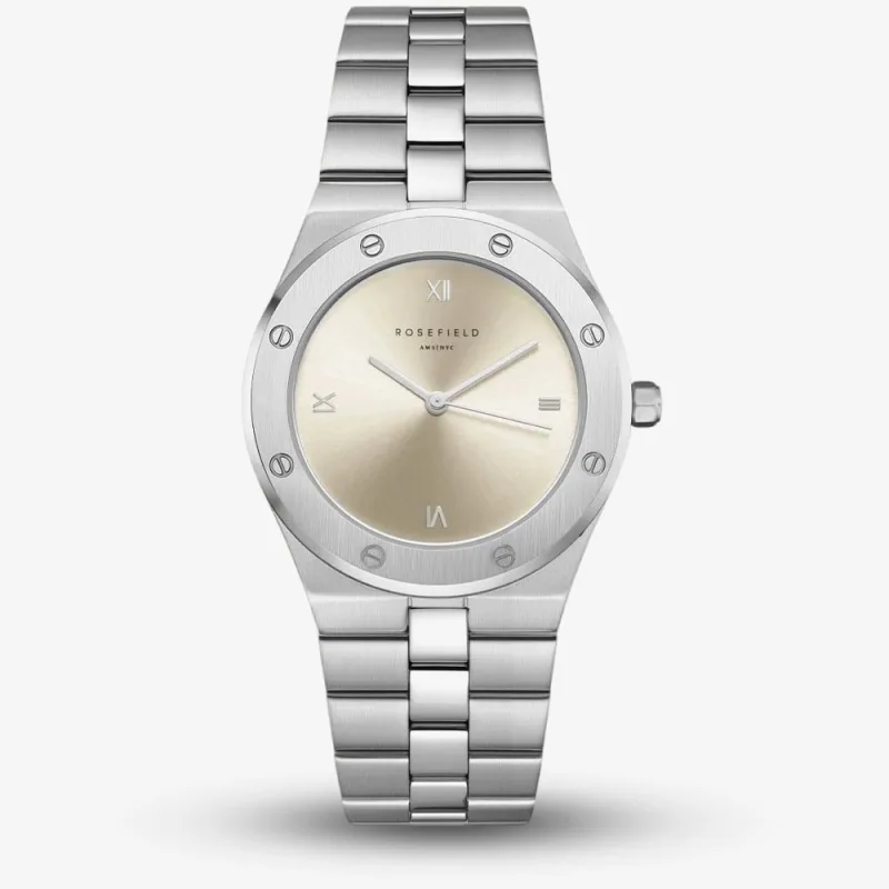 Rosefield Ladies Rose Champagne Dial Bracelet Watch Spcsss-SP03