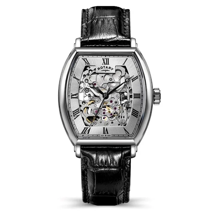 Rotary RGS10109/06 Greenwich Automatic Black Strap Watch - W13363