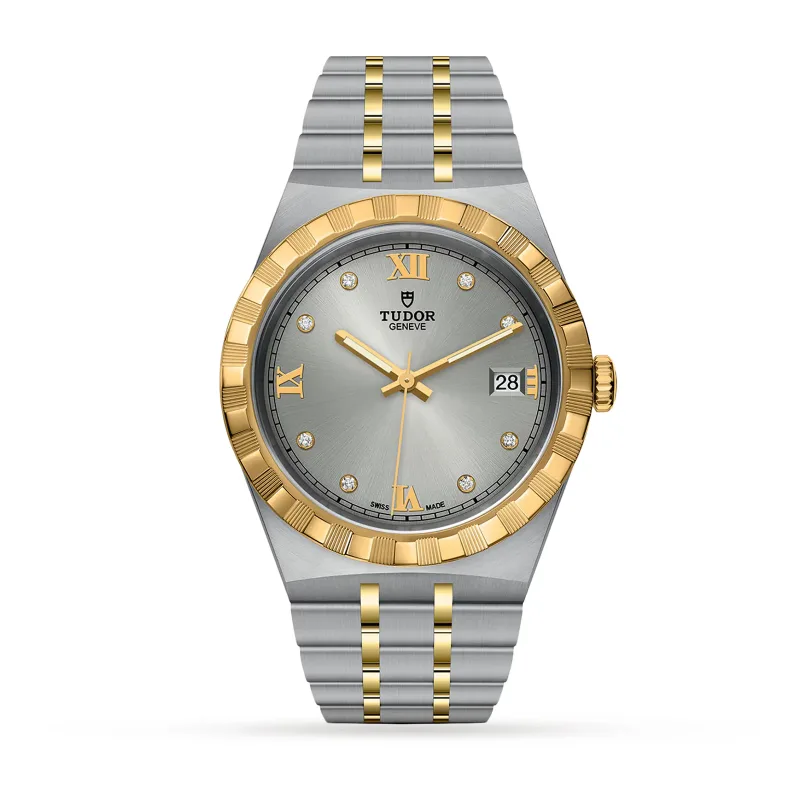 Royal 38mm, Steel Case, Silver Dial