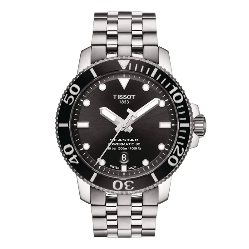 Seastar 1000 43mm Mens Watch Black