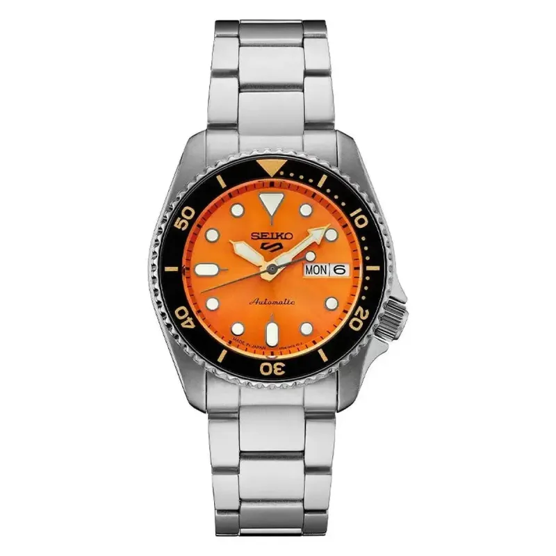 Seiko 5 Sports SRPK35K1 Men's SKX 'Midi' Automatic 38mm Orange Dial