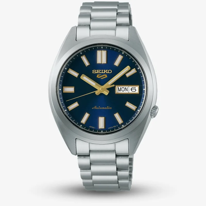 Seiko mens 5 Sports Snx Vintage Blue Dial Watch SRPL55K1